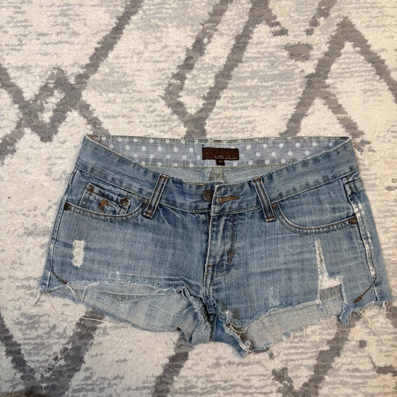 Vigoss Pants - Vintage Y2K 2000s Low Waist Jean Shorts